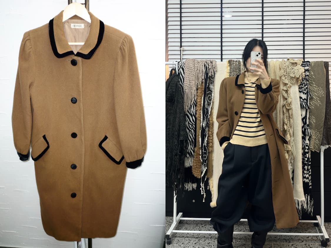 camel edge coat 상품이미지1