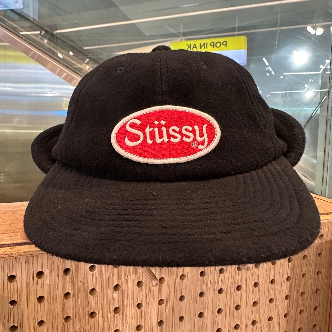 스투시 패치 플리스 이어플랩 캡 상품이미지1
