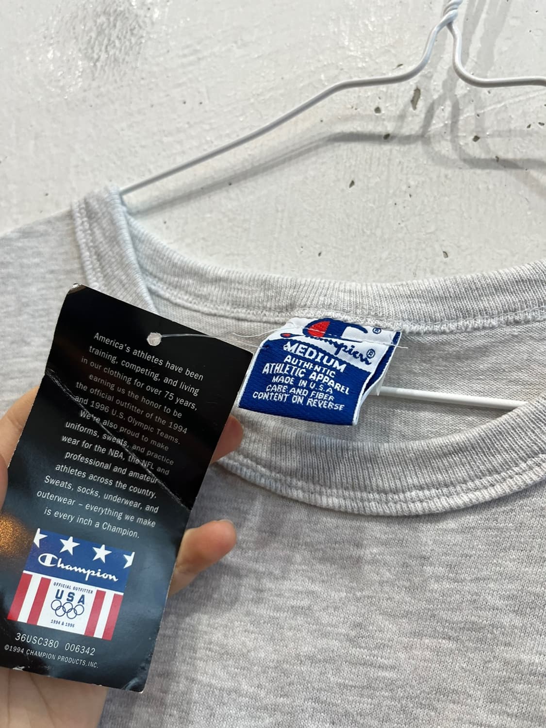 챔피온 슬리브리스 나시 데드스탁 MADE IN USA 상품이미지4