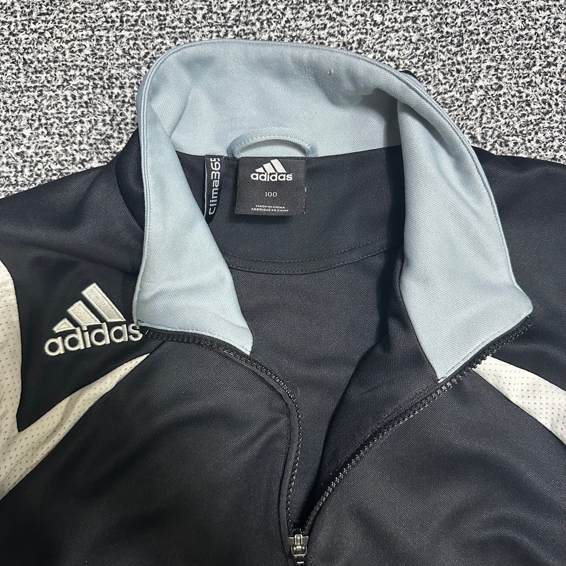 (XL추천) 아디다스 블랙/그레이 올드스쿨 트랙탑 저지 상품이미지2