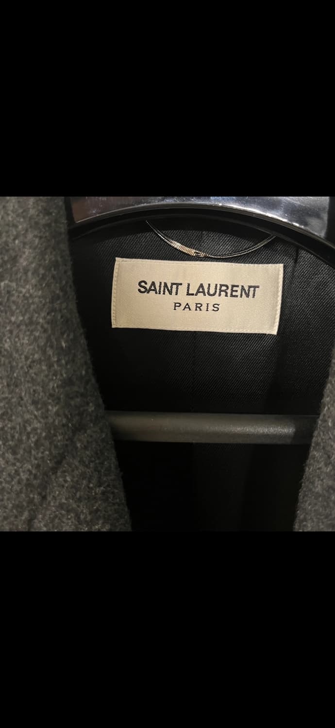 생로랑 17fw 캐시미어100 더블코트 46 상품이미지3