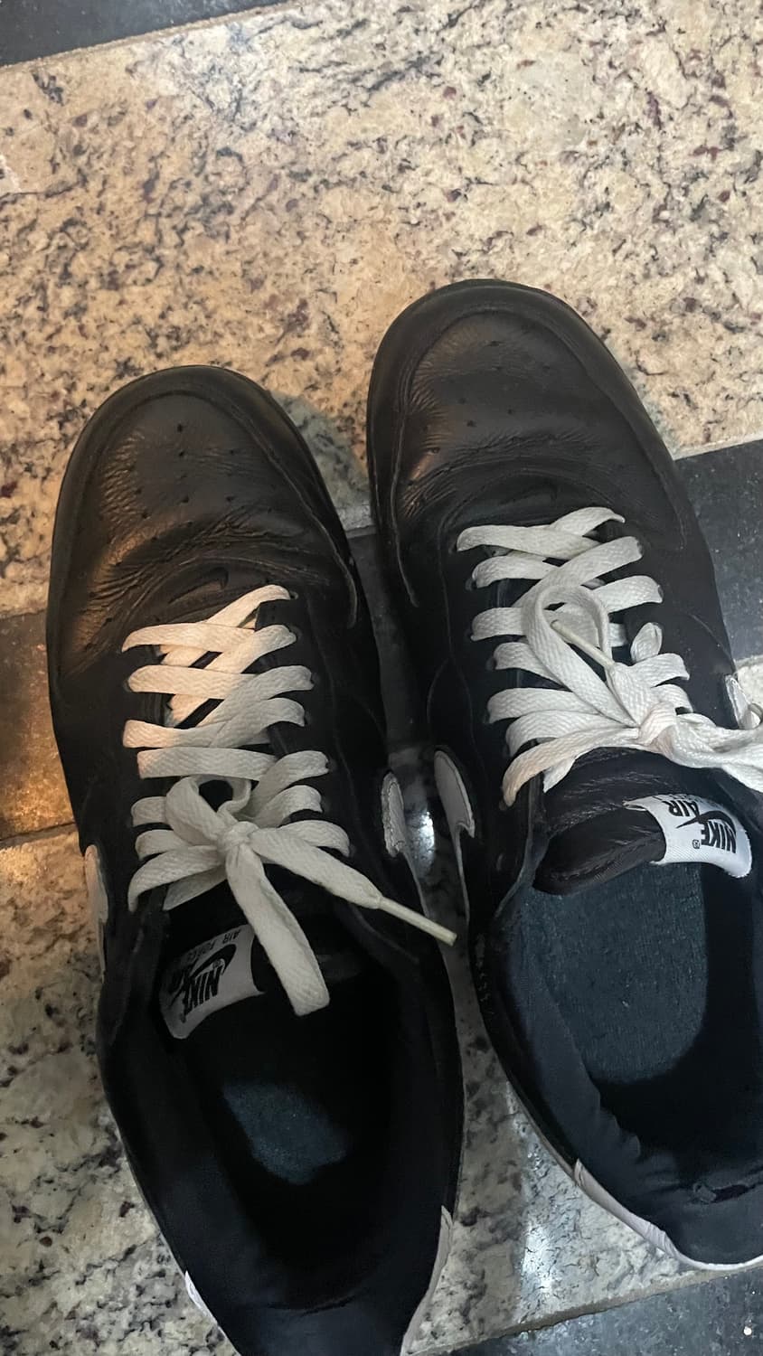 나이키 에어포스qs 검흰 290 상품이미지4