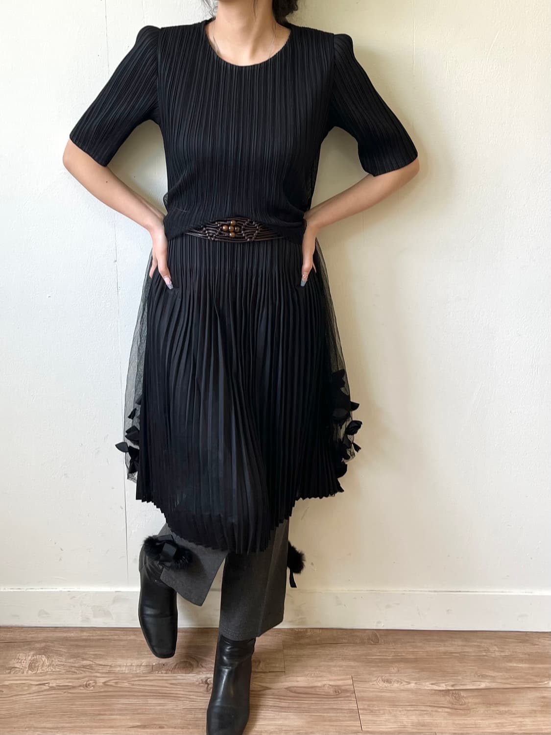 Bell chu Very 플리츠 원피스 상품이미지4