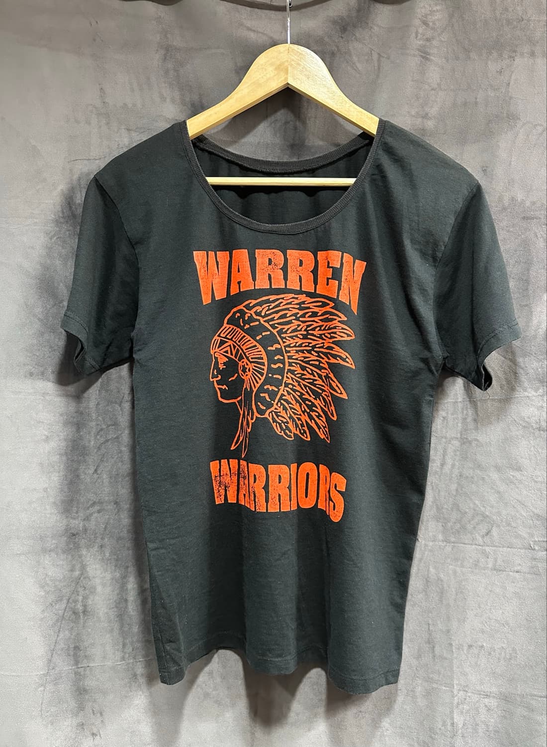 WARREN WARRIORS 인디언 헤드 그래픽 반팔 티셔츠 M 상품이미지1
