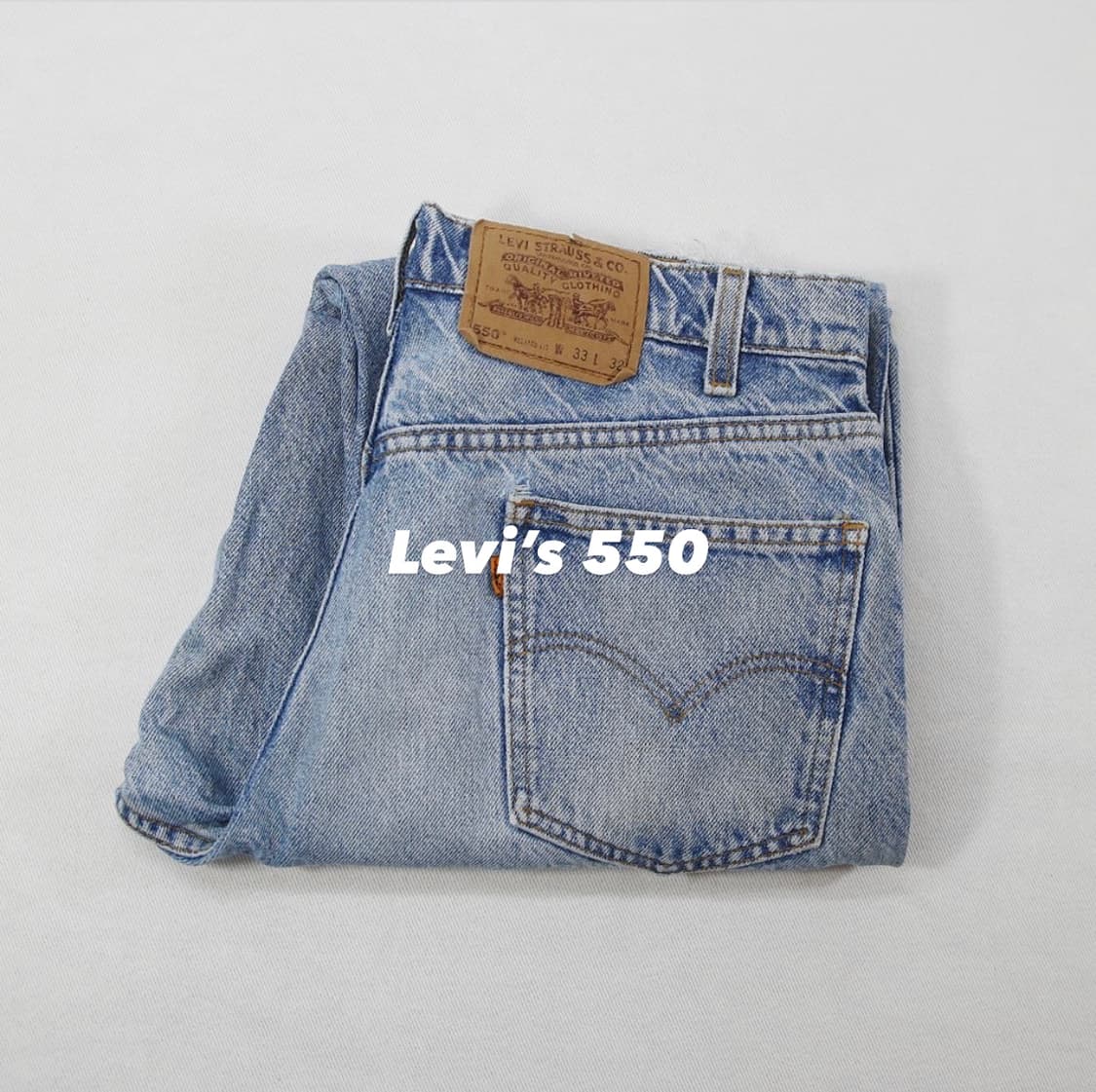 (착용컷) 리바이스 550 오렌지탭 (남성용 31) 상품이미지1