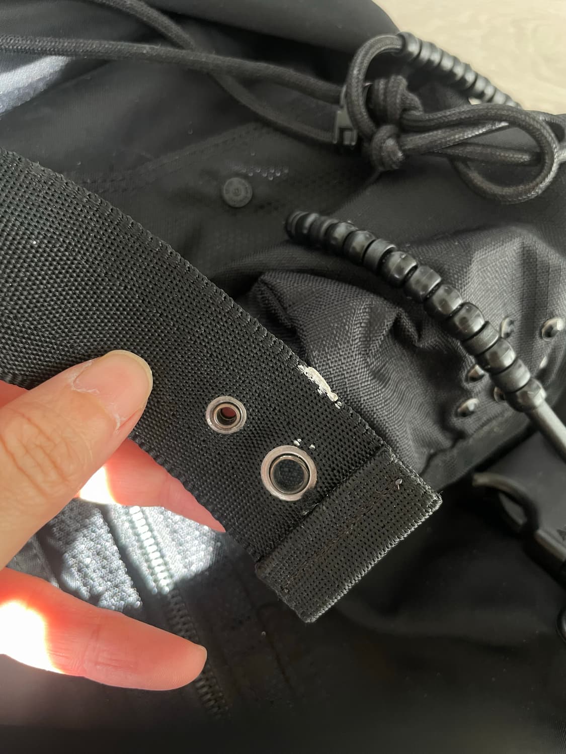 앤더슨벨 아즈텍 백팩 블랙 상품이미지6