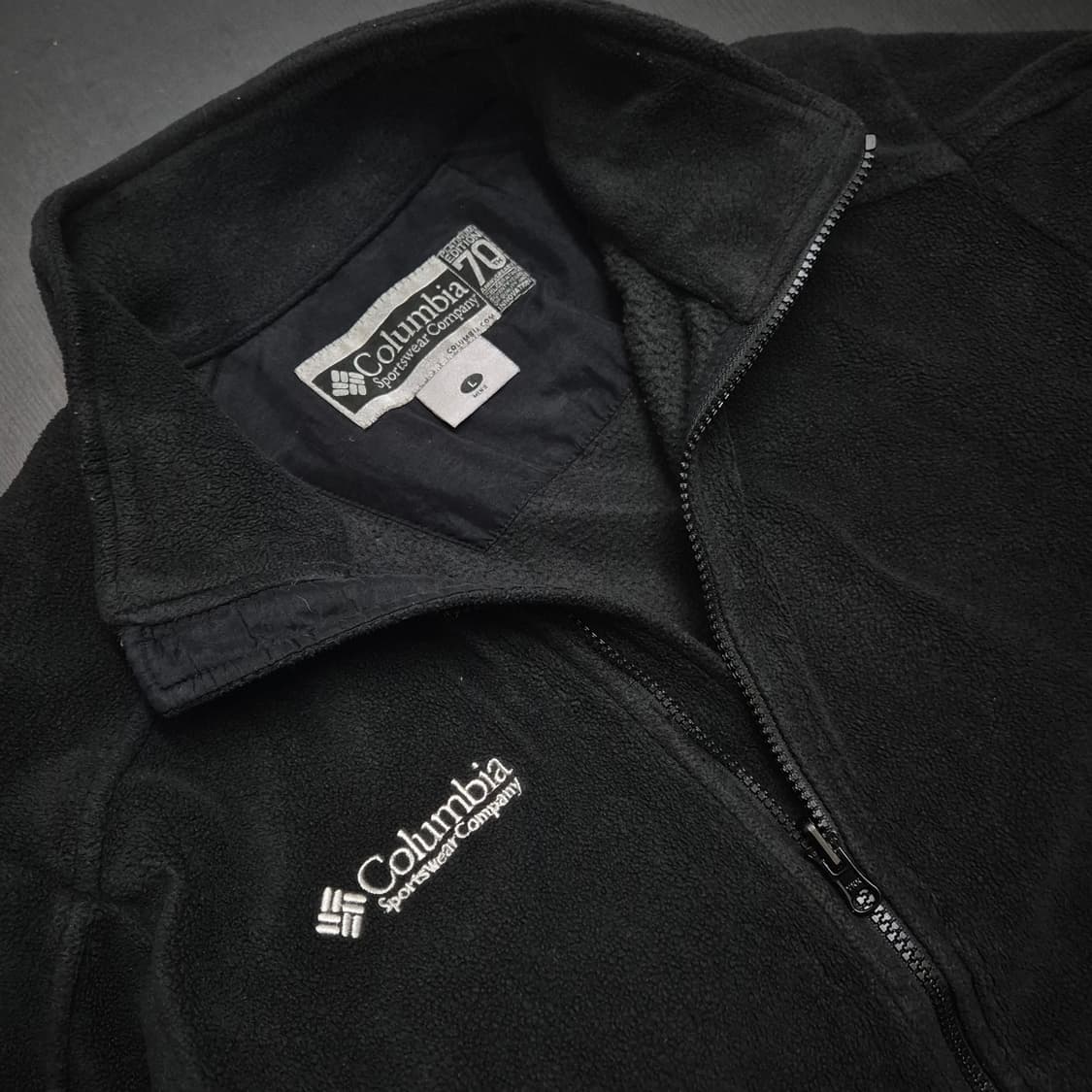 컬럼비아 70주년 기념 플리스 L사이즈 집업 상품이미지2