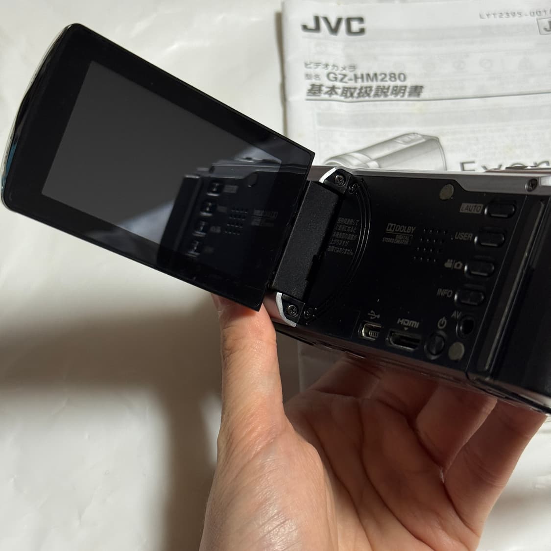 풀구성 JVC HM280 JVC캠코더 빈티지캠코더 브이로그캠코더 디카 상품이미지7