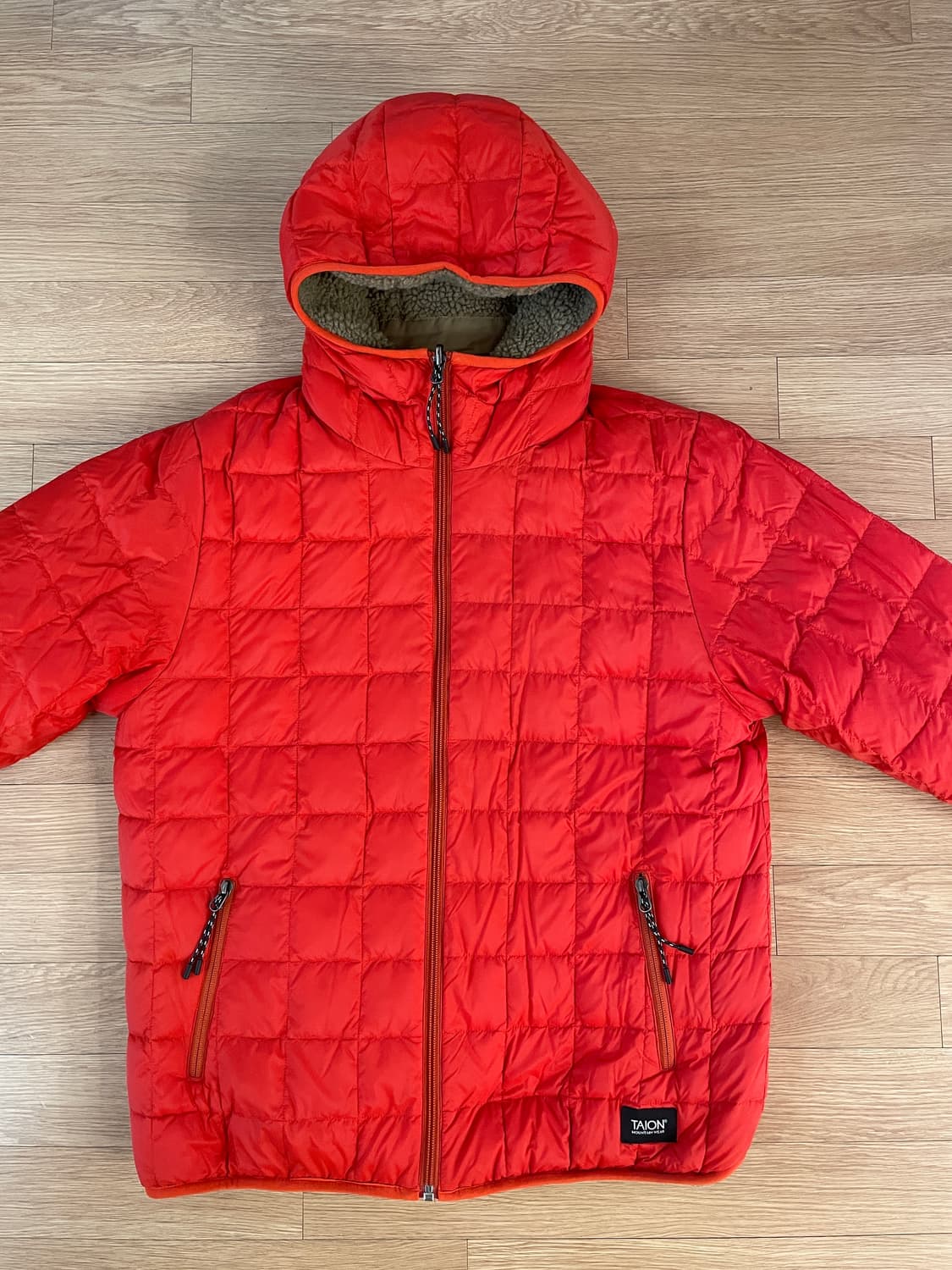 TAION 리버시블 후리스 패딩 상품이미지3