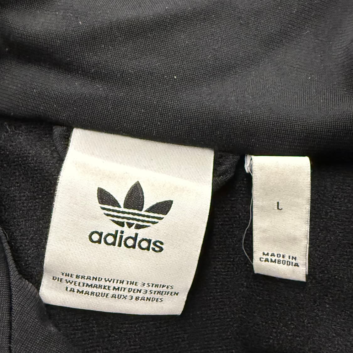 [정품/L] 아디다스 삼선 트랙탑 블랙 져지 b16 상품이미지5