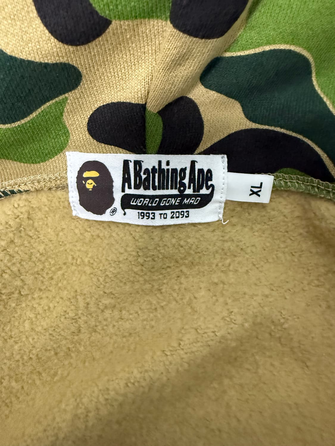 베이프 후드집업 녹계 상품이미지3