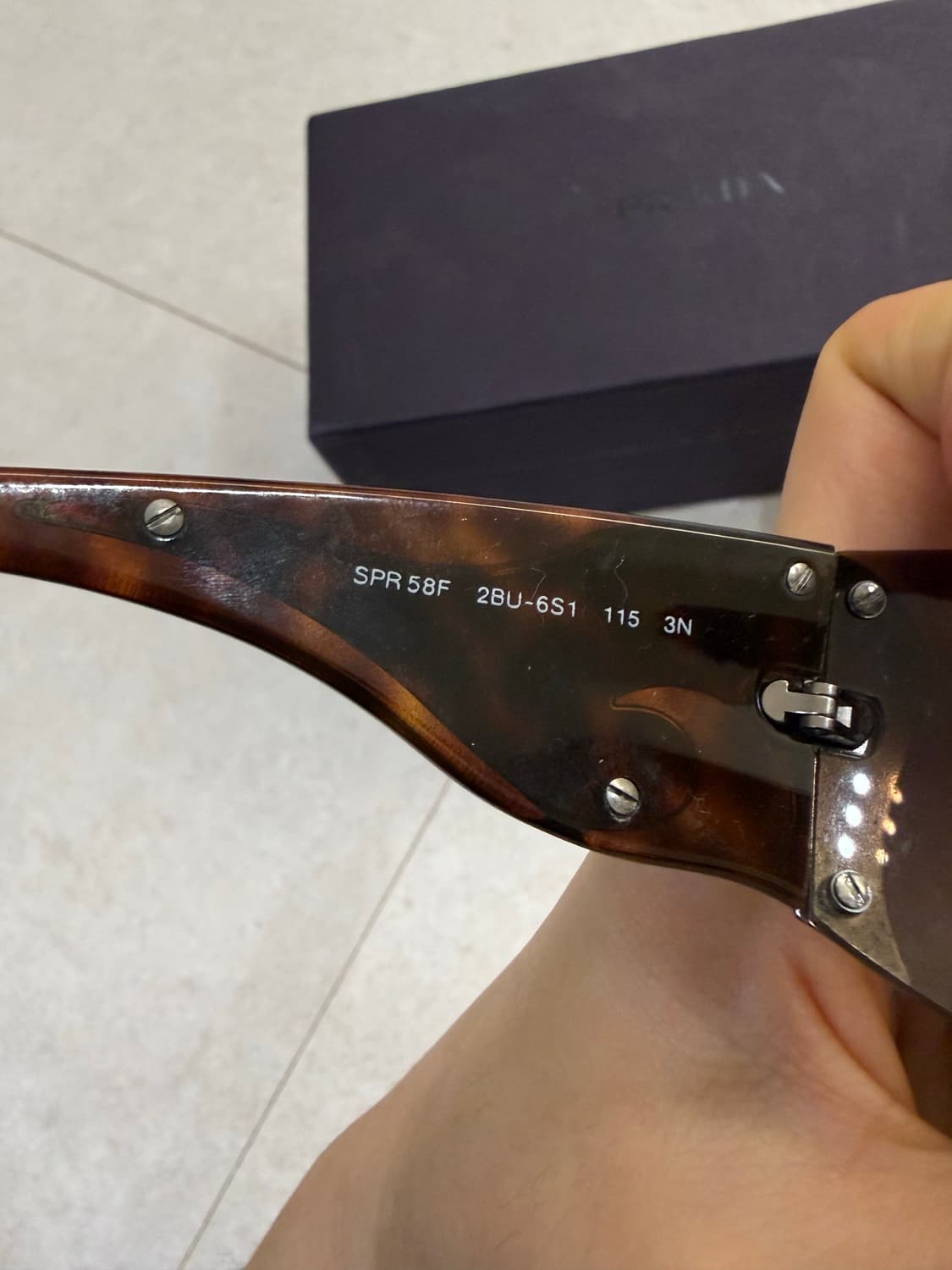 Prada 2004 ss 프라다 아카이브 웨이브 선글라스 상품이미지6