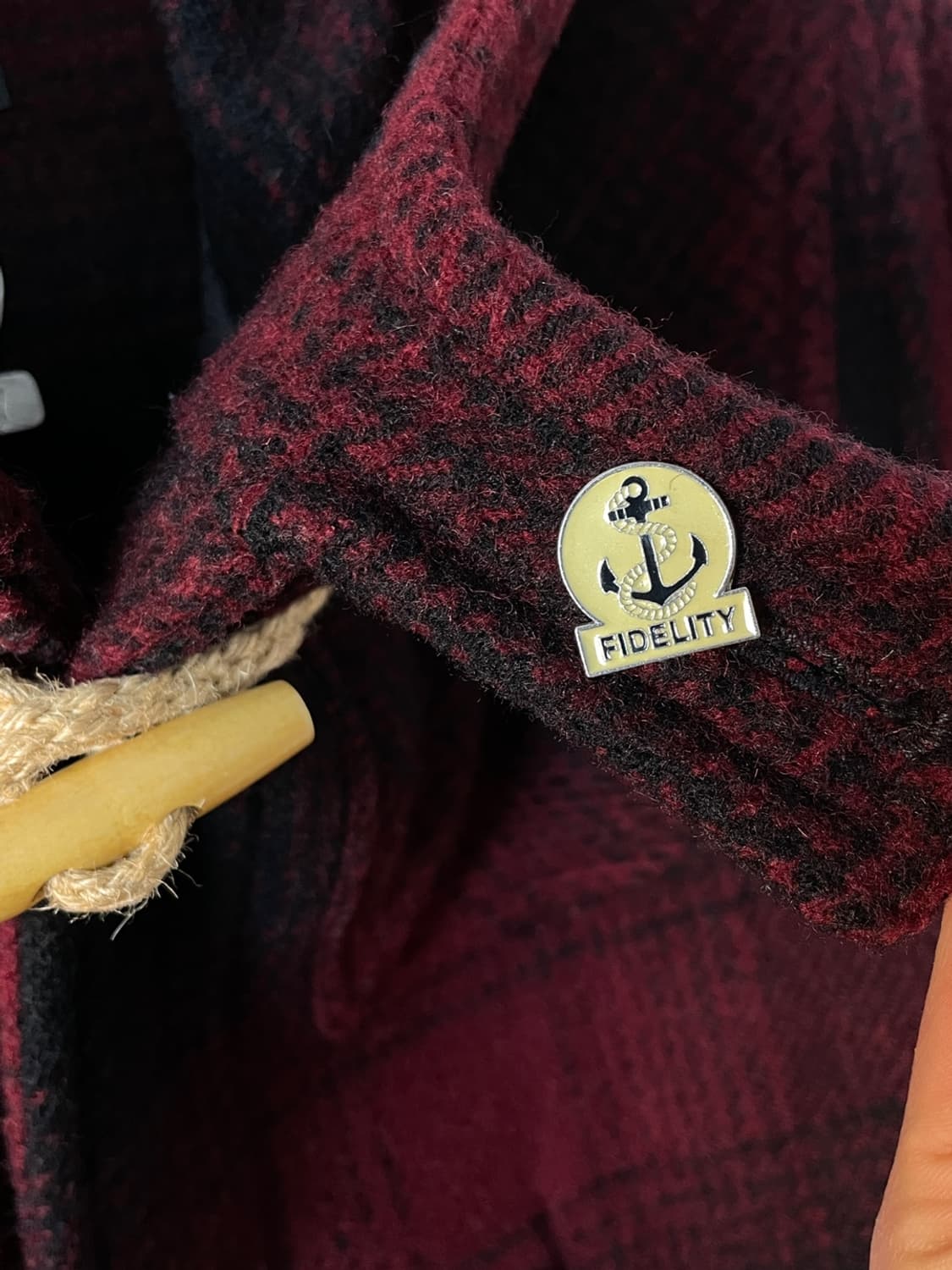 피델리티 체크 더플 코트 상품이미지5