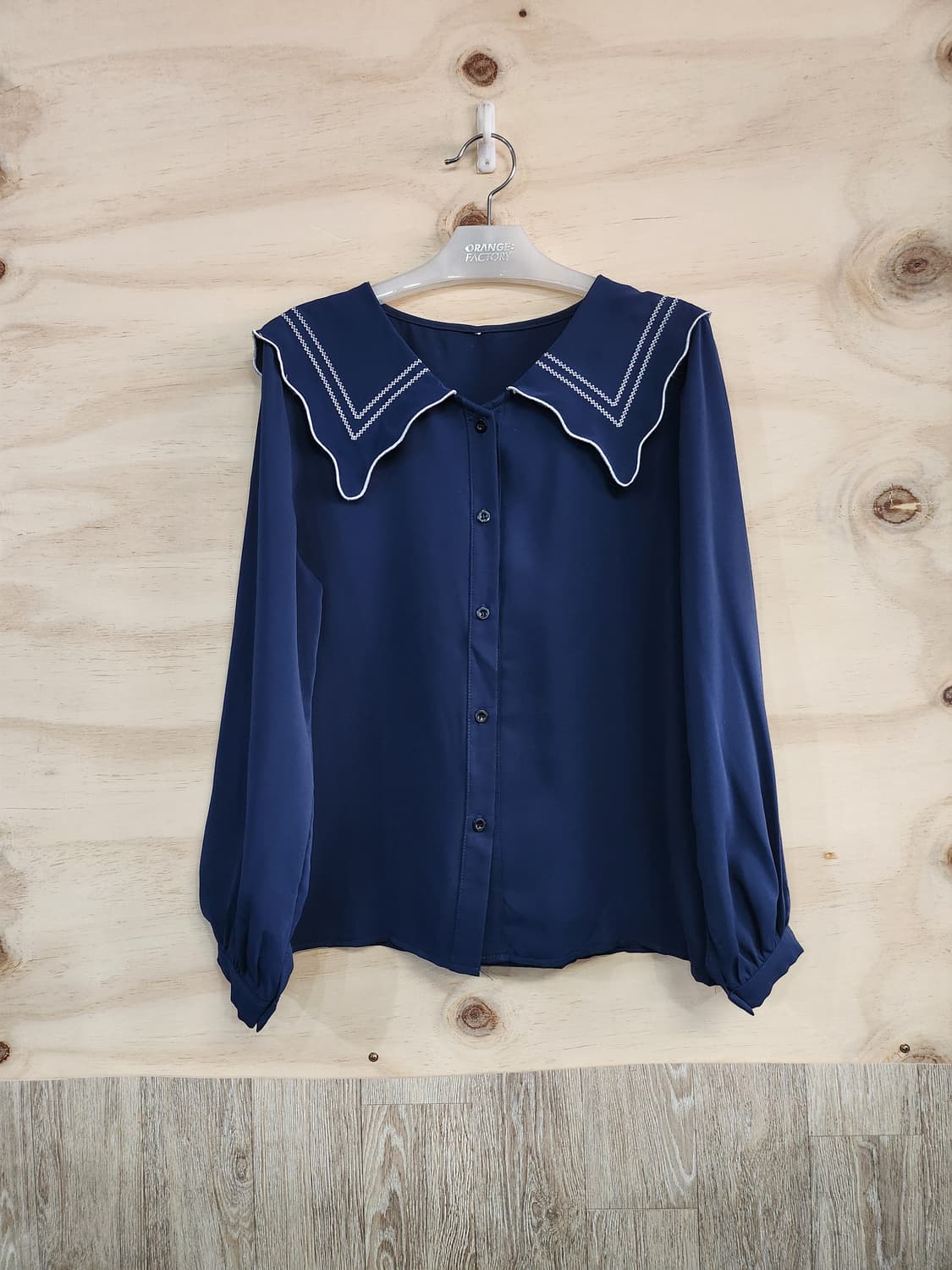 369) 여성 스퀘어카라 블라우스 상품이미지1