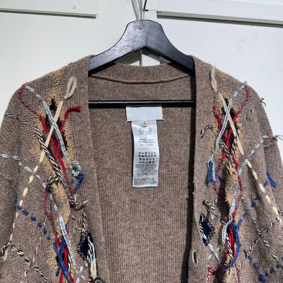 [L] 마르지엘라 23FW 컷아웃 가디건 상품이미지2