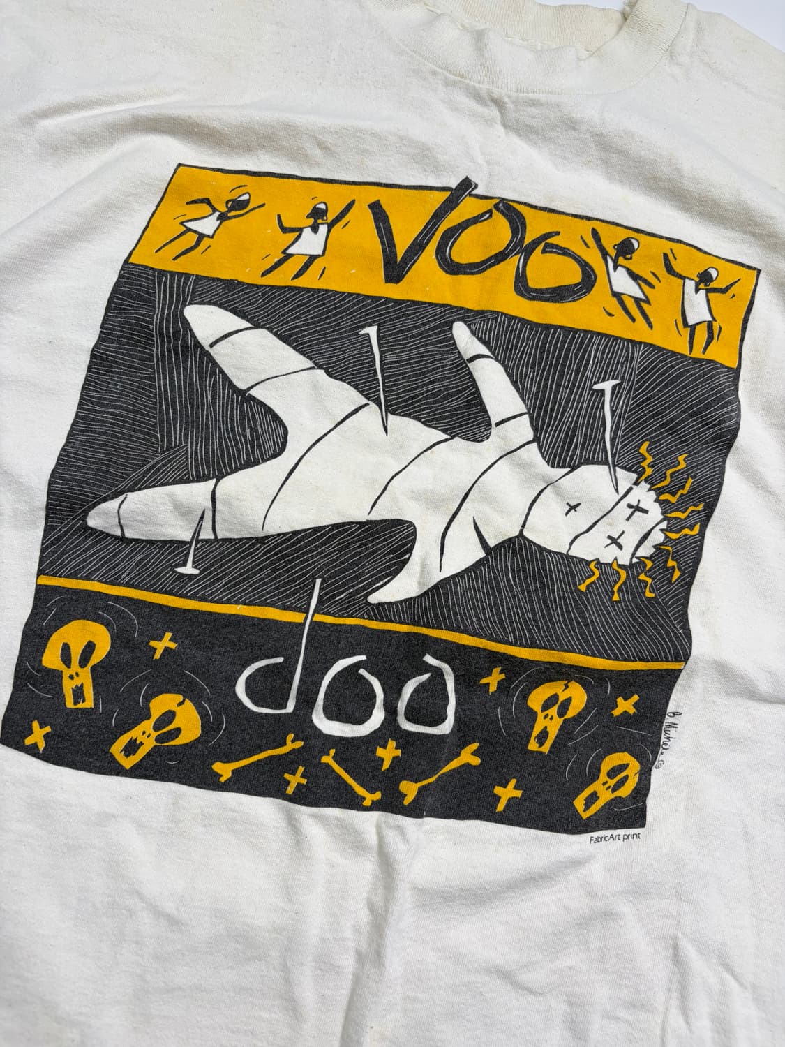 90s Voodoo Tee (white) 상품이미지5