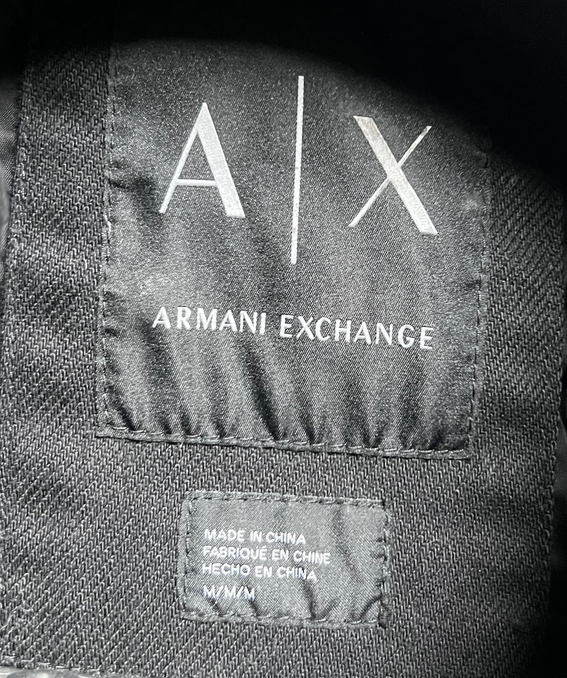 Armani Exchange 아르마니 익스체인지 코팅 진 자켓 상품이미지5