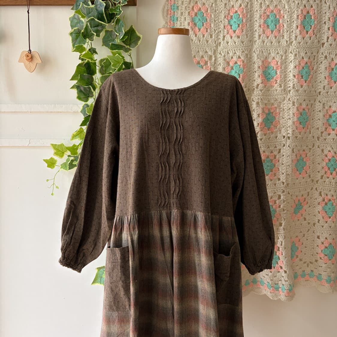 셀니빈티지 모리걸 코디세트 에이프런 원피스 사만사모스 티셔츠 상품이미지5