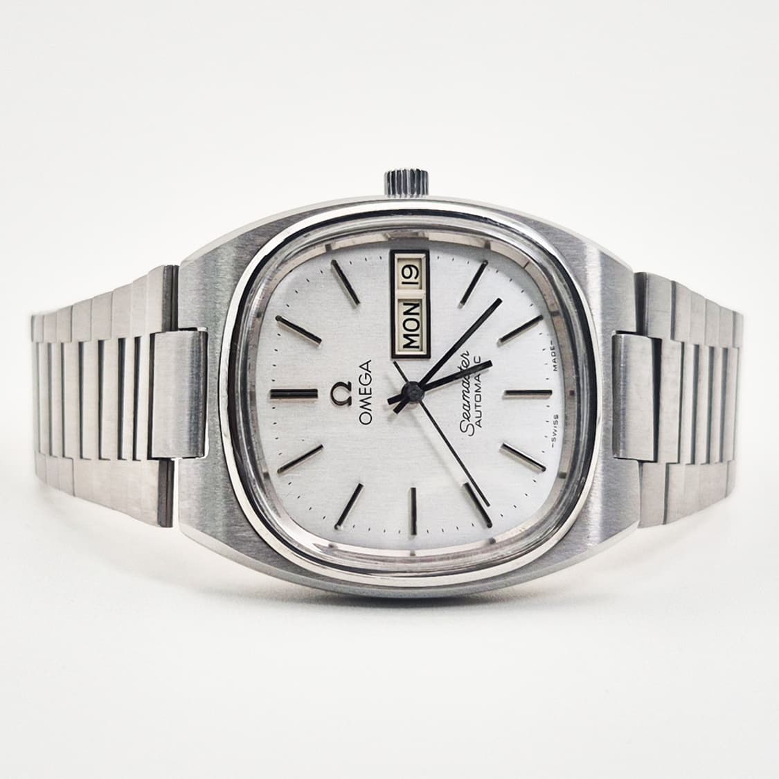 오메가 씨마스터 테레비 오토매틱 빈티지 시계 실버 오리지널판 상품이미지2