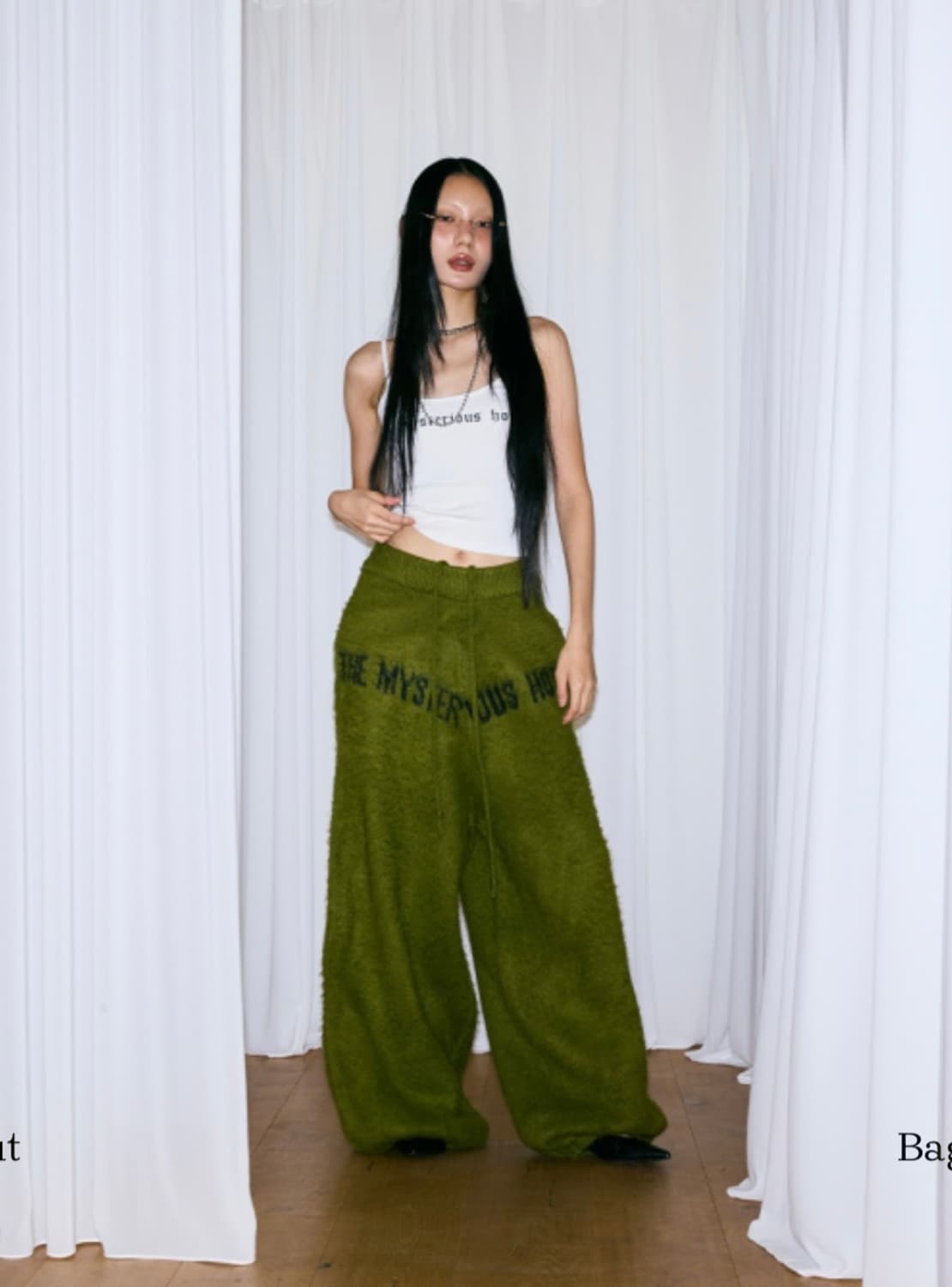 더미스테리어스호텔 니트 팬츠 상품이미지1