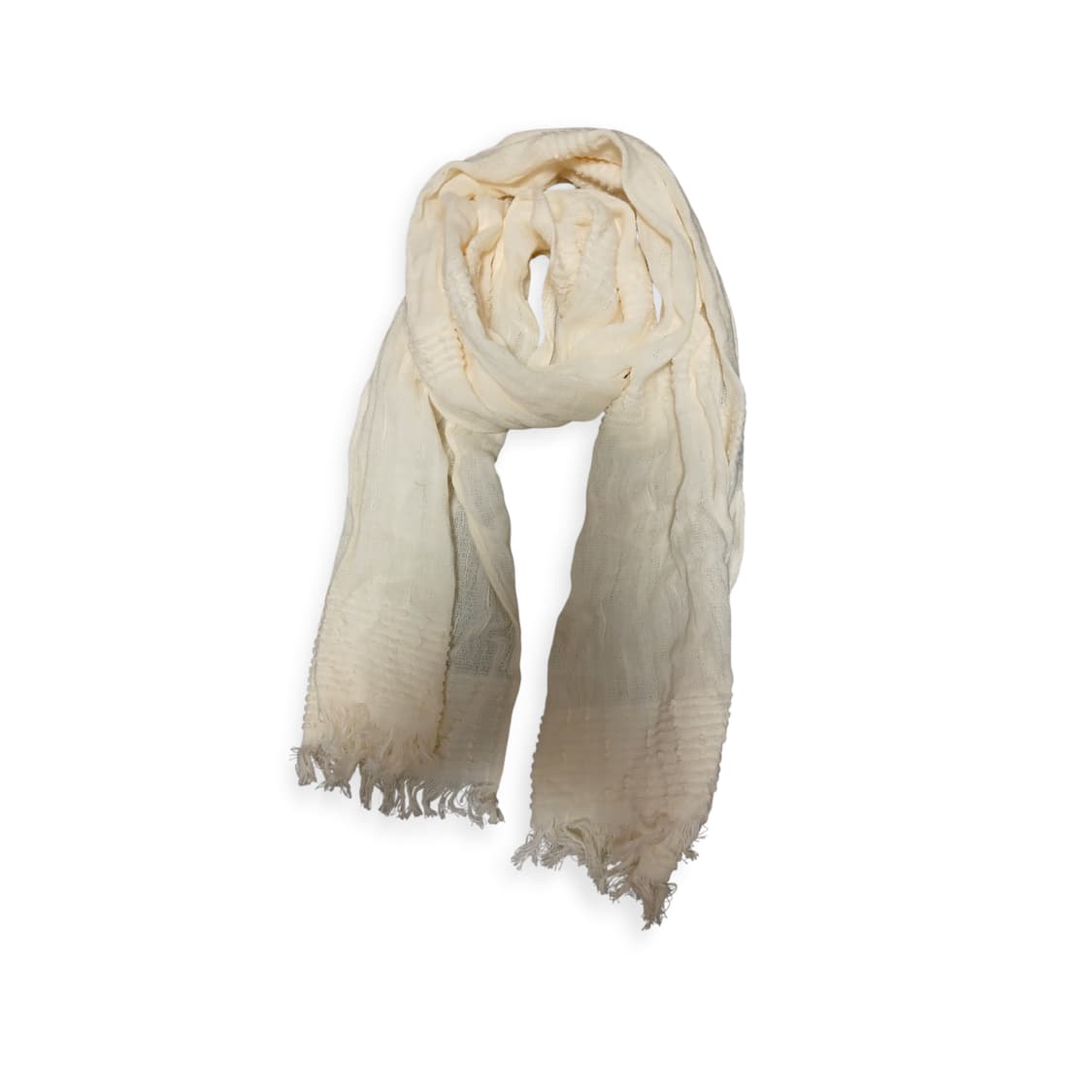 모리걸 베이지 코튼 스톨 스카프  상품이미지1