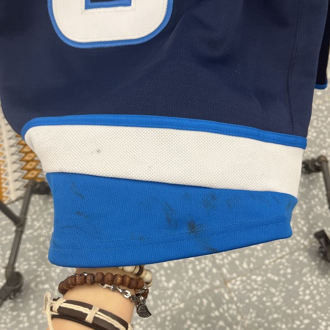 리복 NHL위니펙 제츠 블록코어 하키 유니폼 롱슬리브 L C10863 상품이미지6