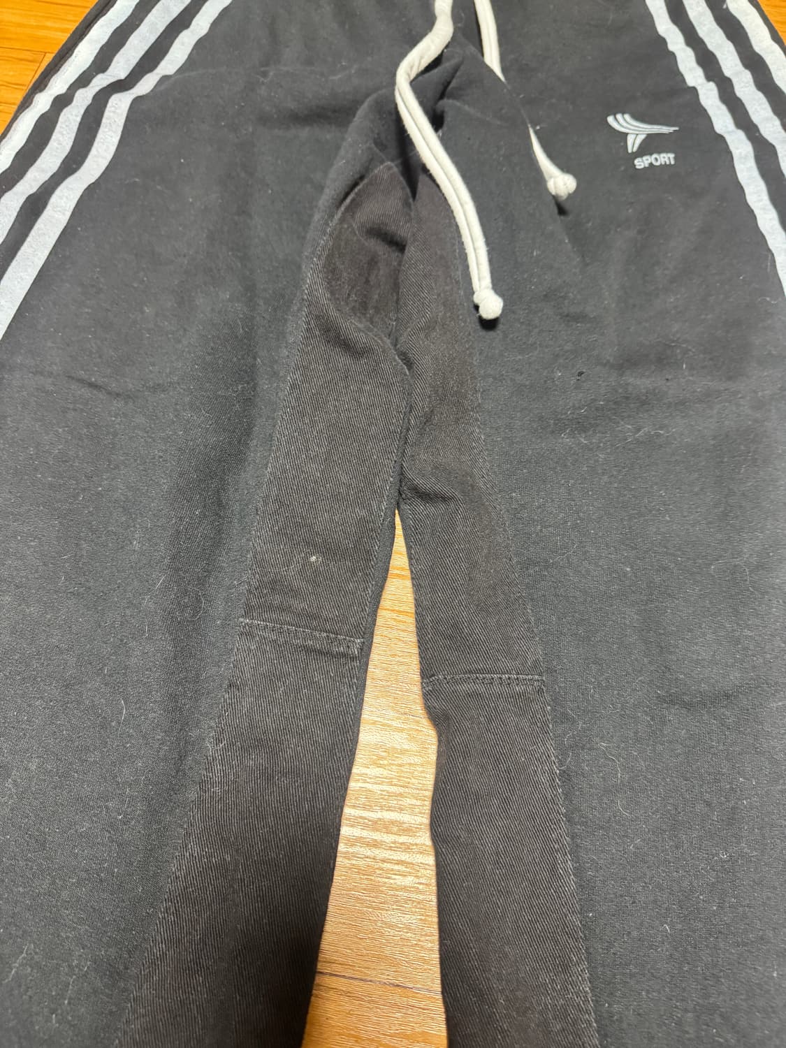 Yori sports 블랙 트레이닝 팬츠 상품이미지2