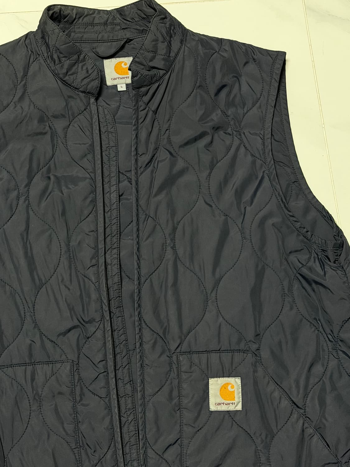 칼하트 wip 14fw camp liner vest 상품이미지1