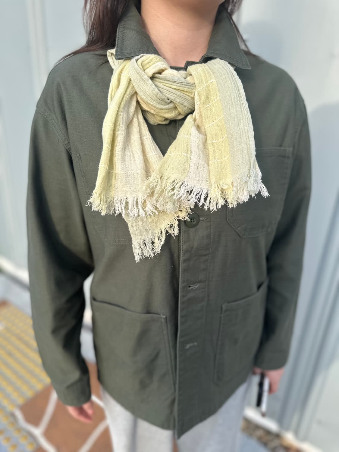 Japanese Vintage 코튼 스카프 상품이미지4