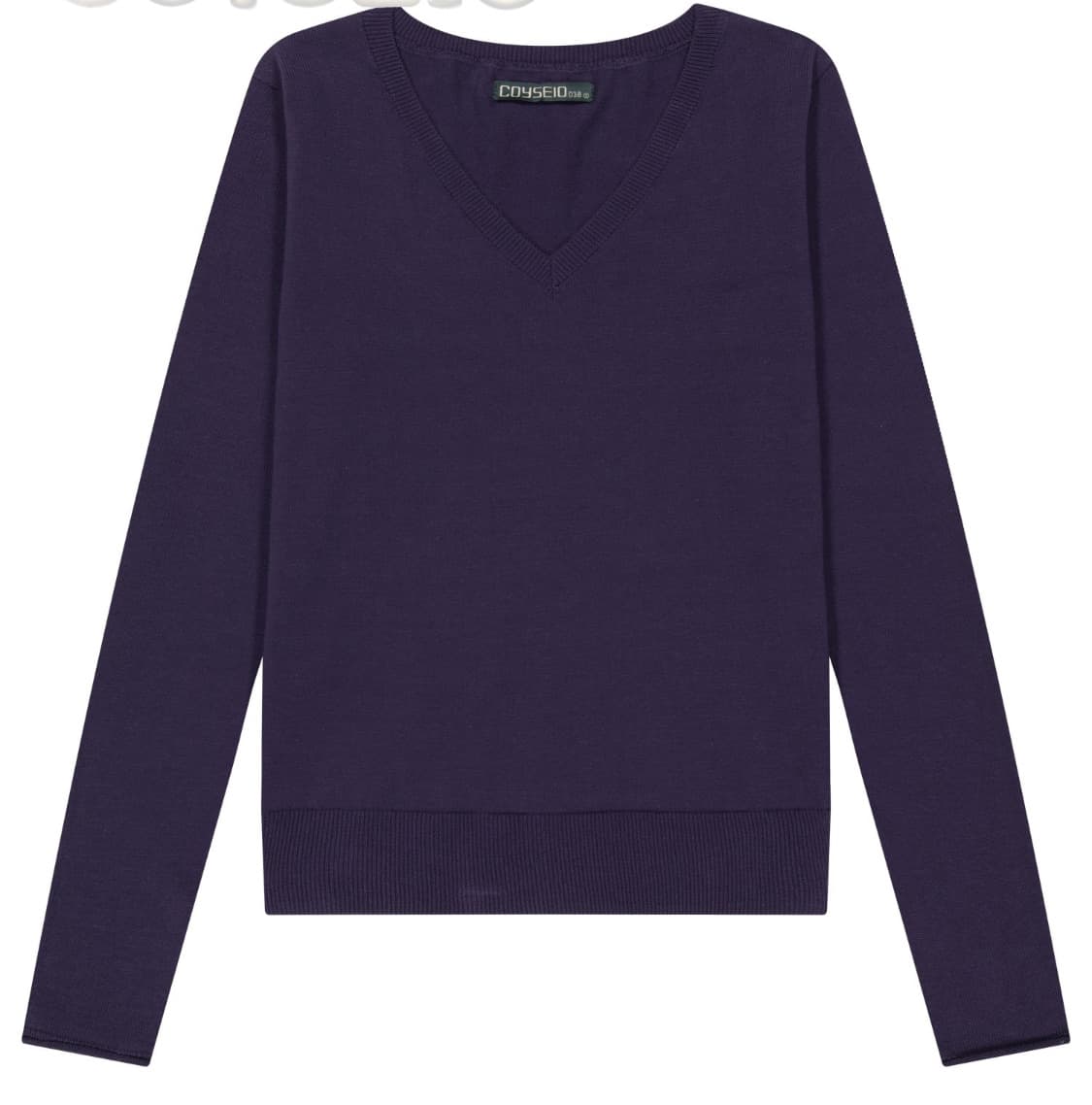 구해요!!) 코이세이오 038 브이넥니트 퍼플 L 상품이미지1