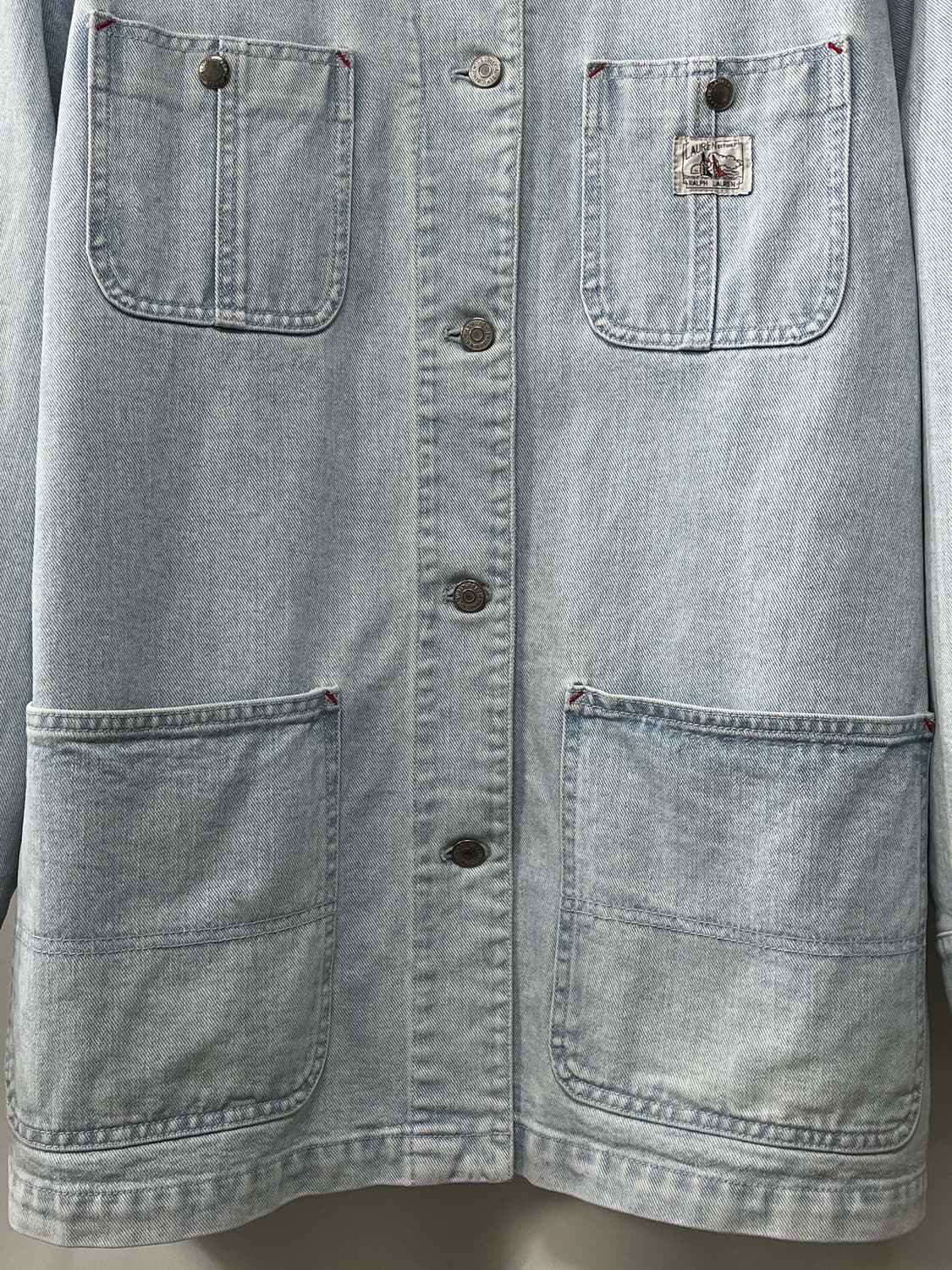 90's 폴로 랄프로렌 Naval 세일링 데님 초어 워크자켓 상품이미지5