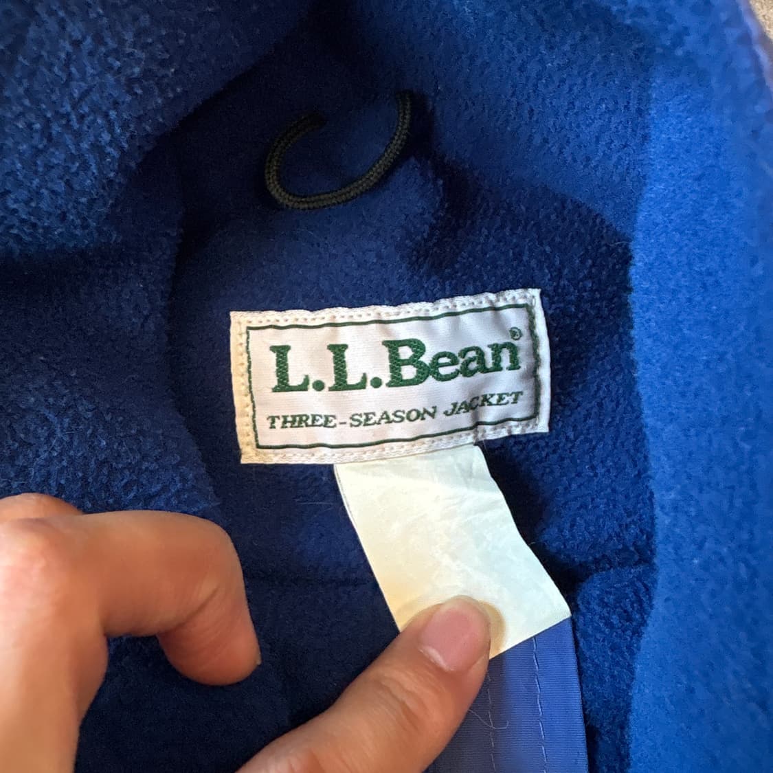 90s L.L.bean 90년대 엘엘빈 쓰리 시즌 블루 웜업 자켓 상품이미지6