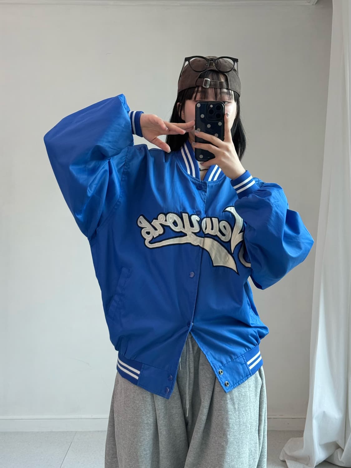 빈티지 뉴욕 바시티 자켓 상품이미지3