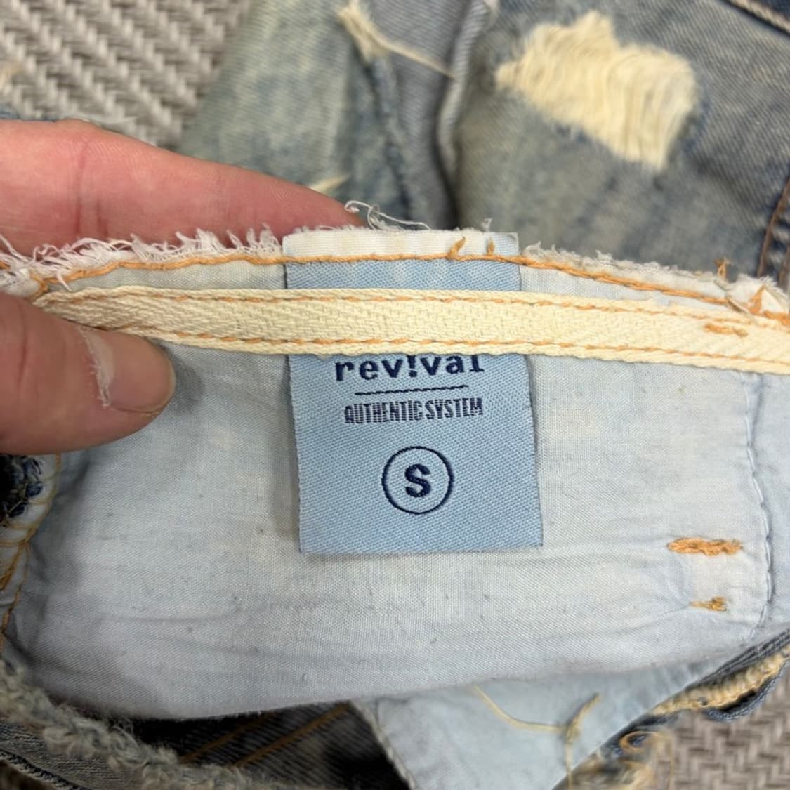 y2k 펑크 워싱 쇼트  v1103 상품이미지6