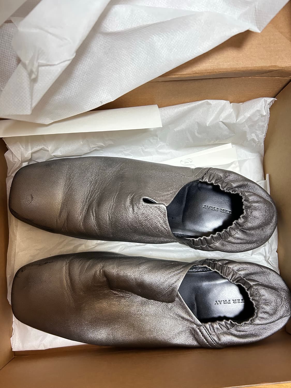 애프터프레이 비전 스퀘어 밴딩 로퍼 실버 43 상품이미지2