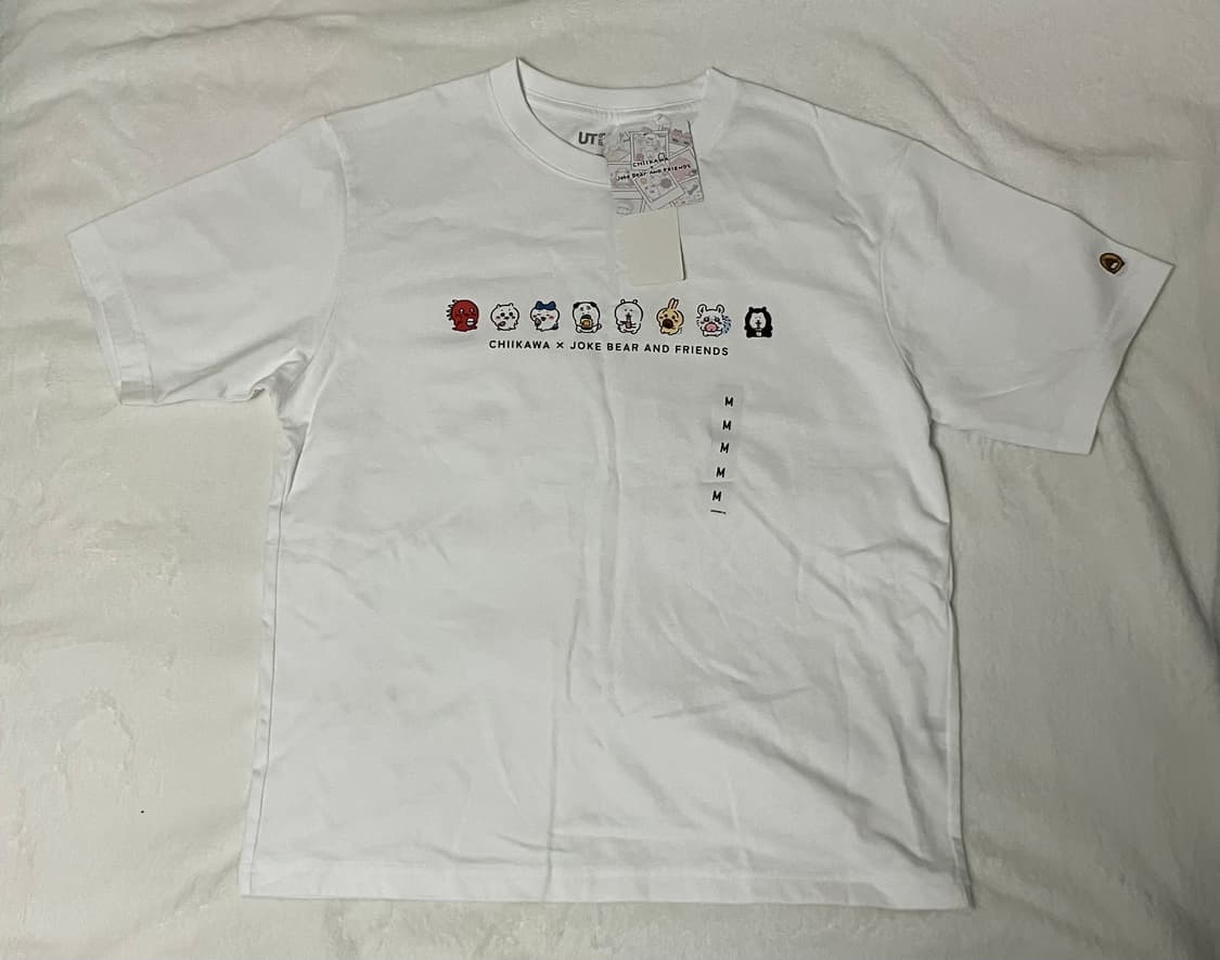 치이카와 농담곰 친구들 콜라보 유니클로 반팔 상품이미지2