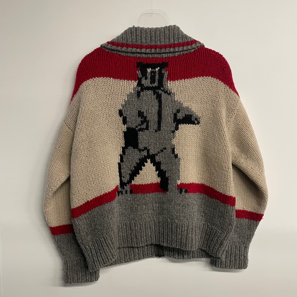 90s 파스듀 빈티지 울 코위찬 자켓 상품이미지7