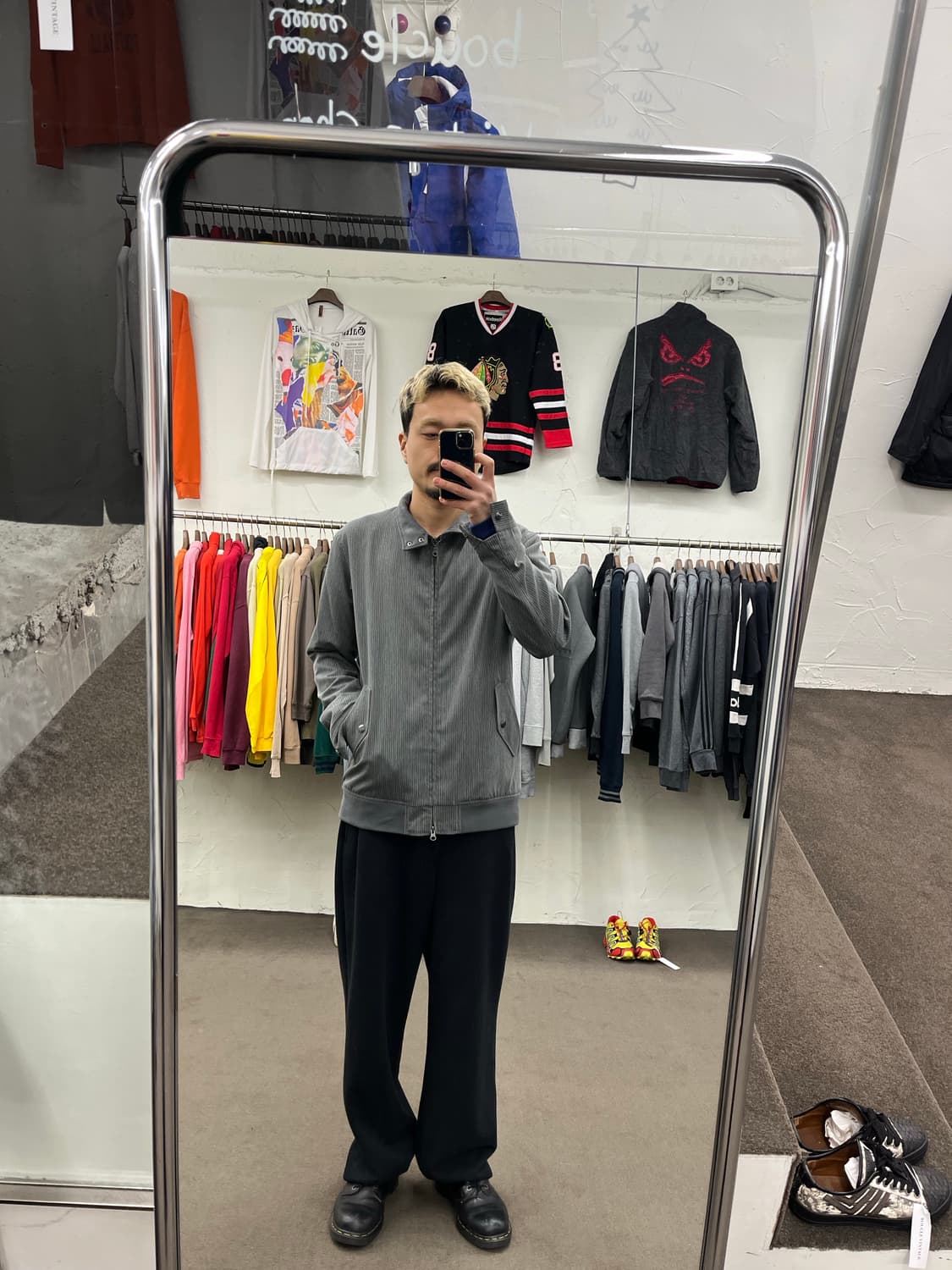 타케오 키쿠치 스트라이프 해링턴 자켓 상품이미지10