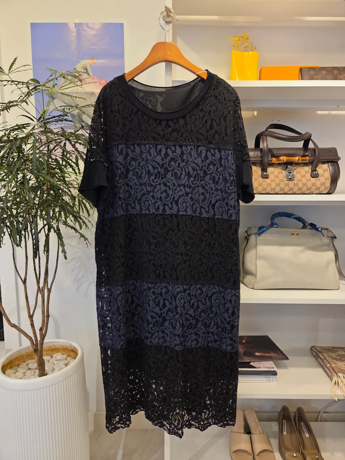 데무 레이스 원피스 (오버핏) 상품이미지1