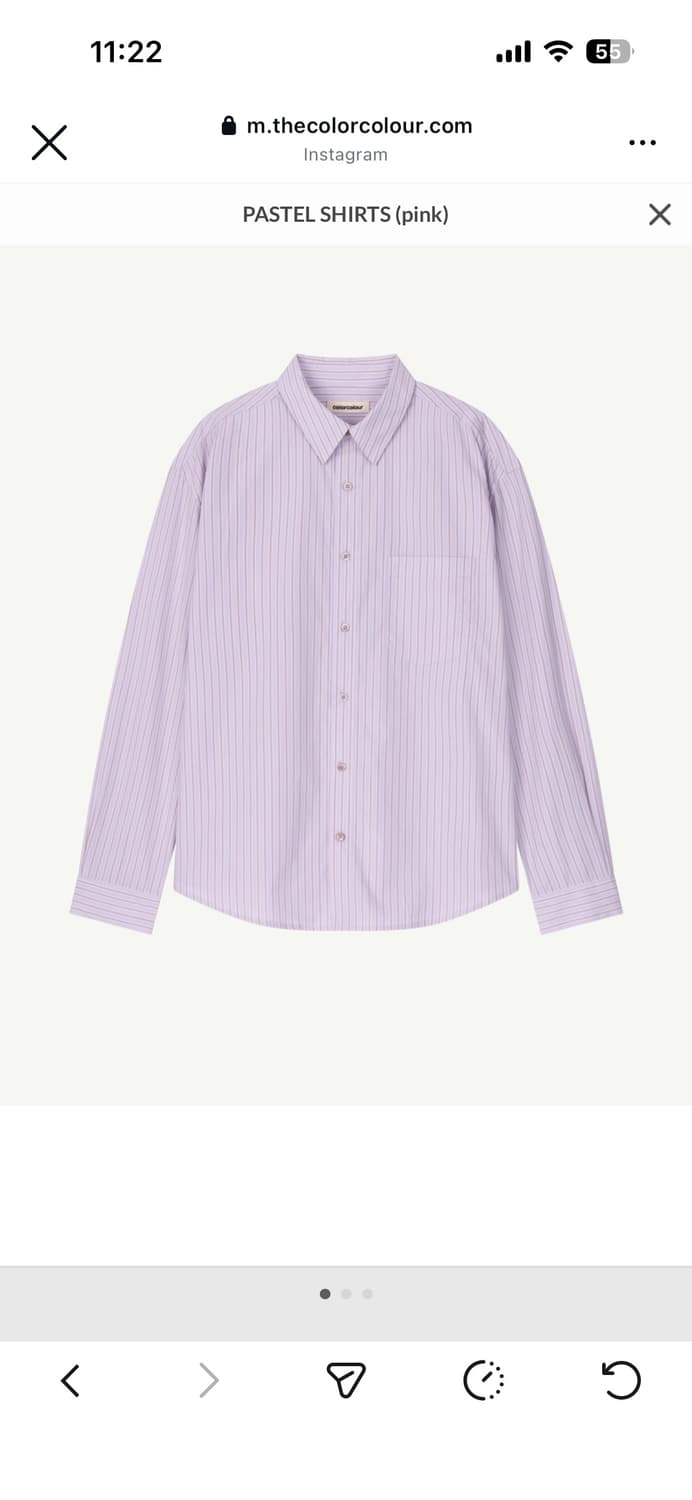 컬러컬러 파스텔 셔츠 상품이미지1