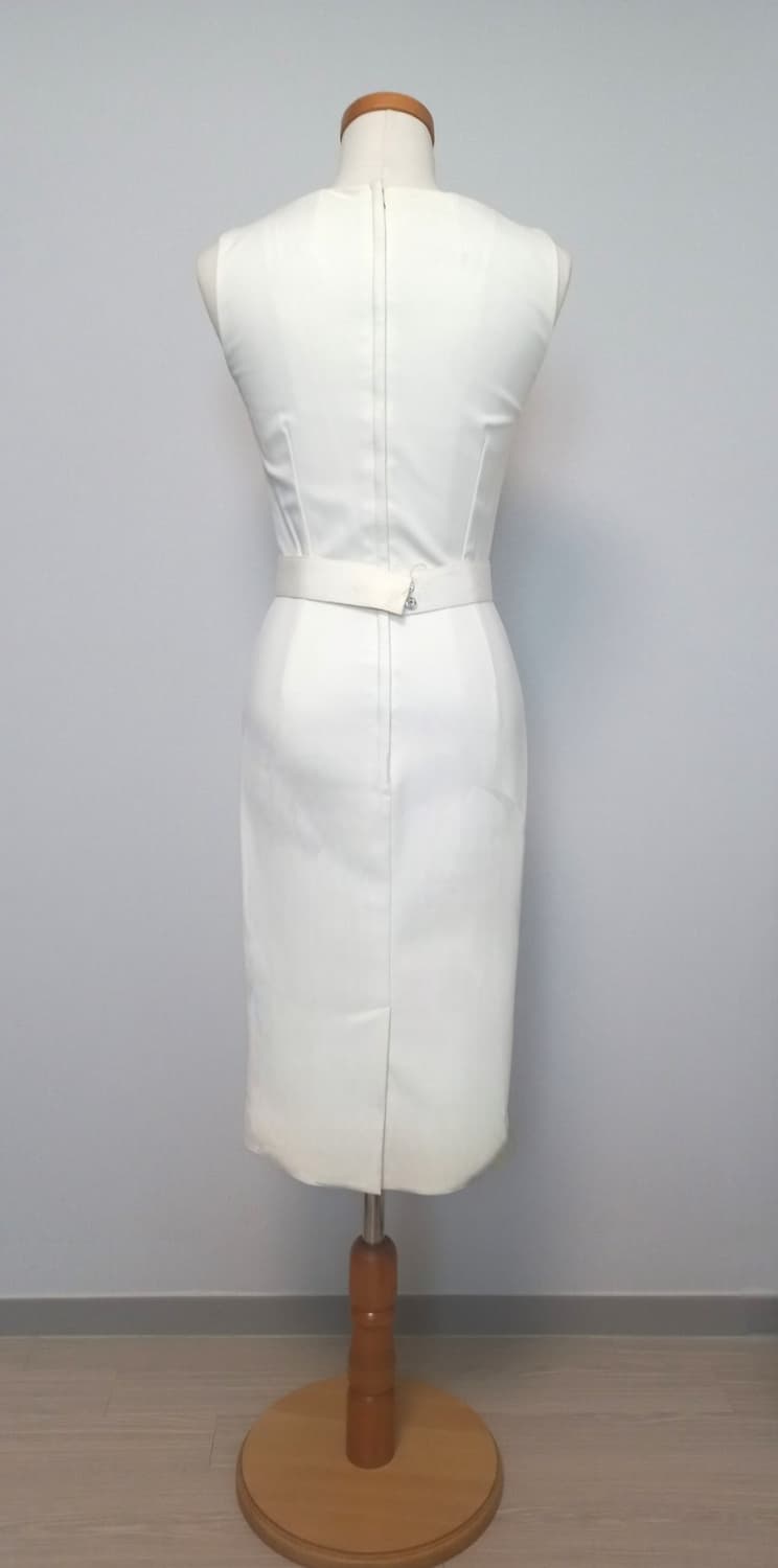 Dolce&Gabbana 화이트 미디 원피스 IT38 상품이미지2