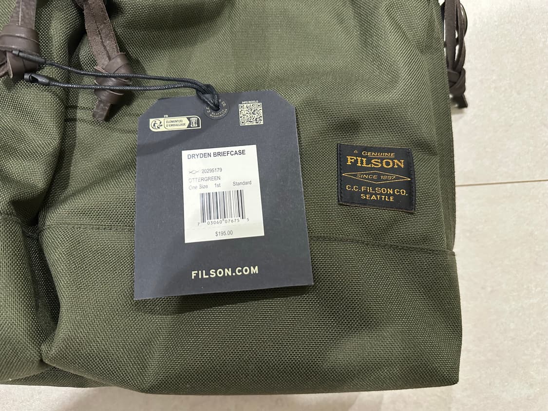 필슨 878 드라이든 브리프케이스 오터그린 상품이미지10
