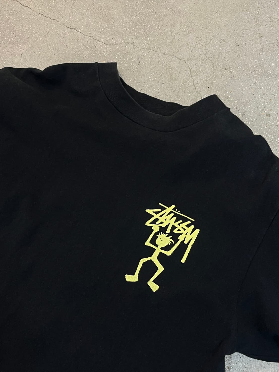 80'S STUSSY stickman t-shirt 상품이미지3