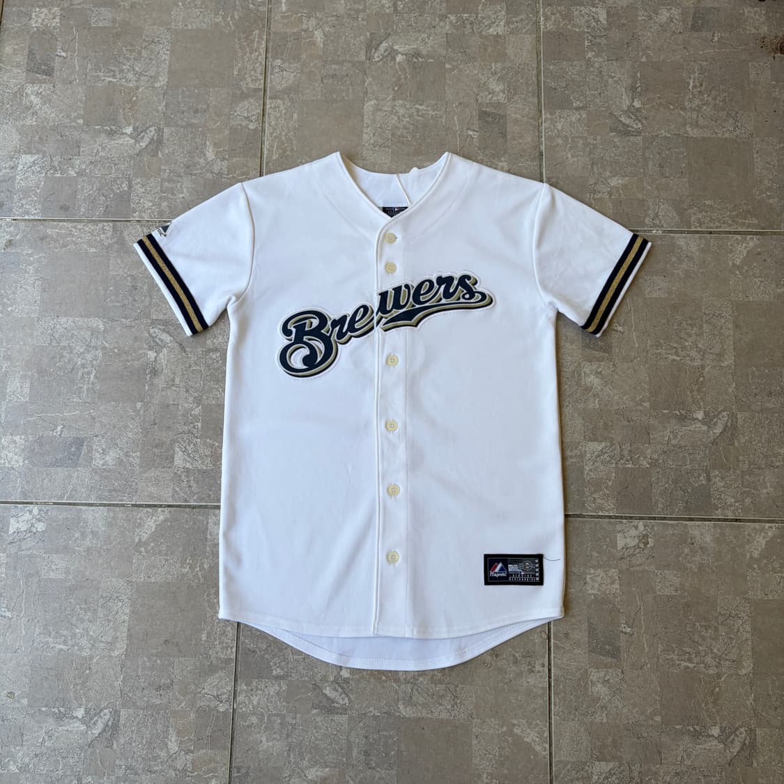 마제스틱 MLB 밀워키 브루어스 쿨 베이스 유니폼 L 상품이미지1