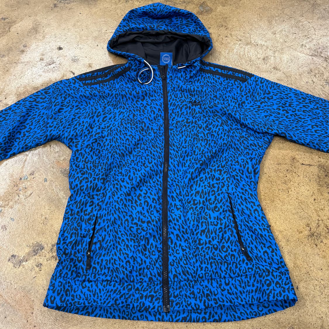 아디다스 블루 레오파드 호피 바람막이 95 상품이미지3