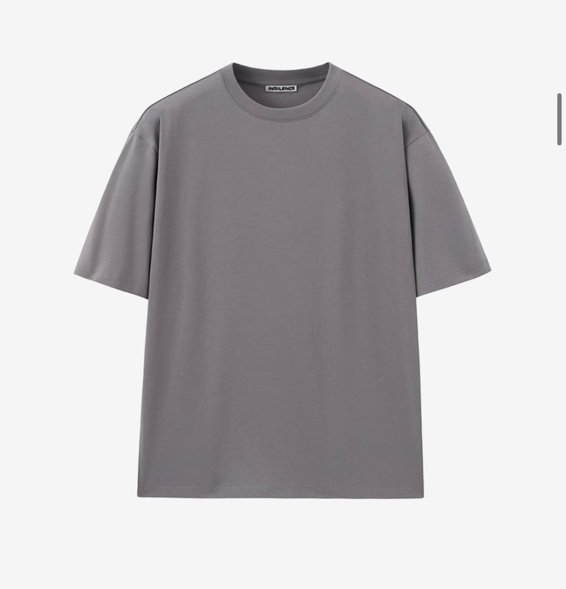 (새상품) 인사일런스 수피마 코튼 프리미엄 티셔츠 GREY 상품이미지3