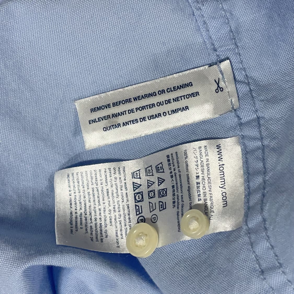 [정품] 타미 소라 솔리드 셔츠 [ L ] 상품이미지6