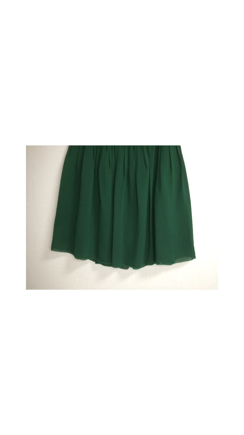 빈티지 그린 쉬폰 미디 스커트 상품이미지3