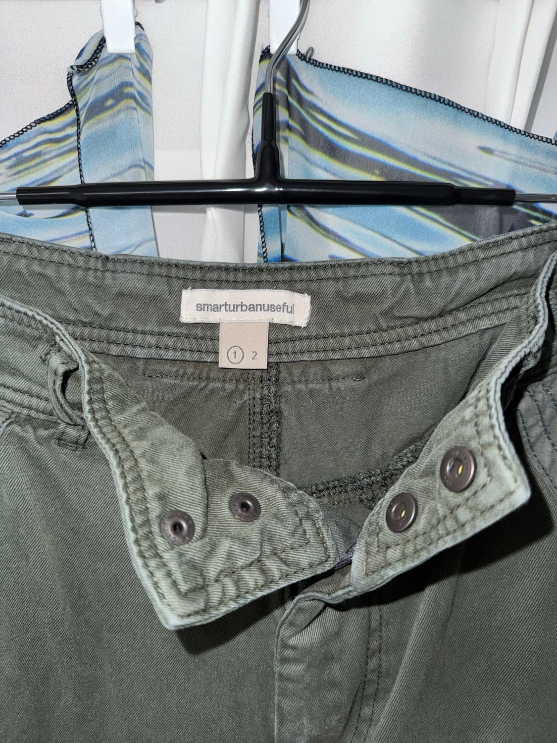 스마트어반유즈풀 코이세이오 워시드포켓팬츠 애쉬카키 1 상품이미지5