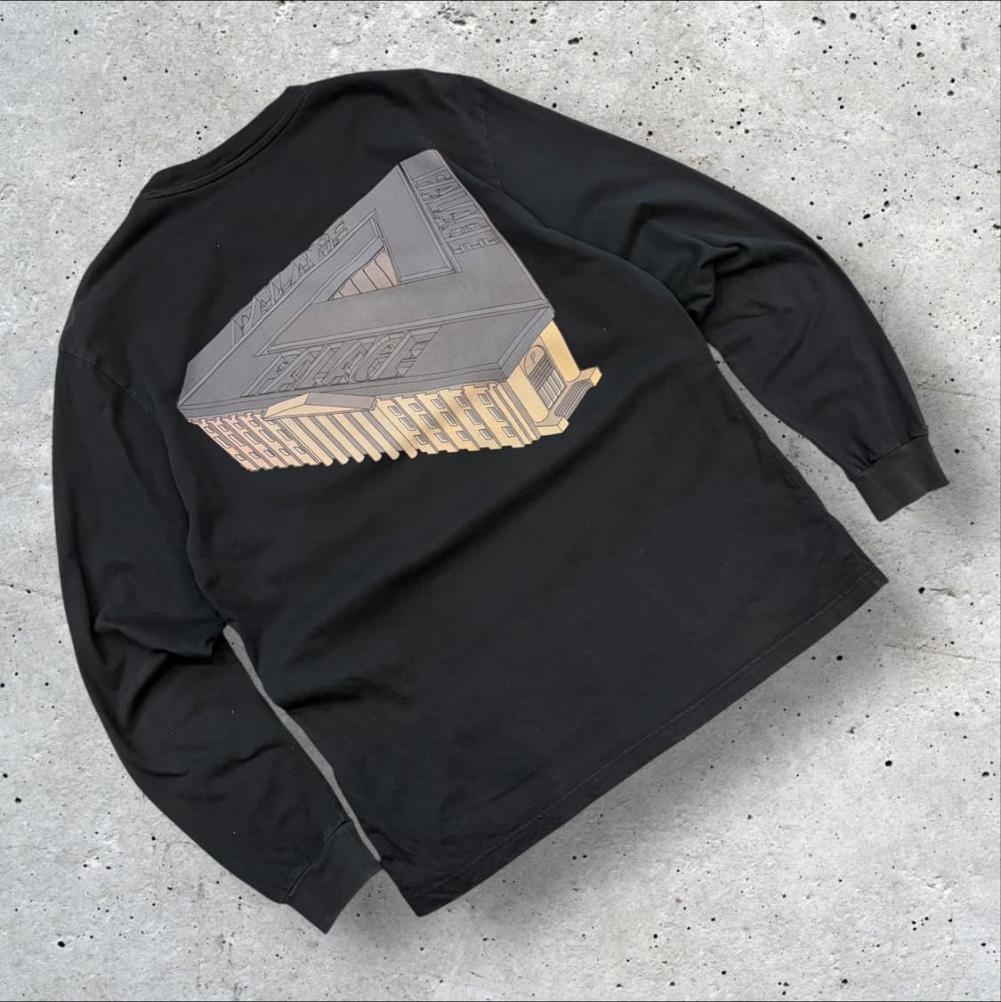 [L] 18ss 팔라스 블랙 롱슬리브 티셔츠 B624 상품이미지1